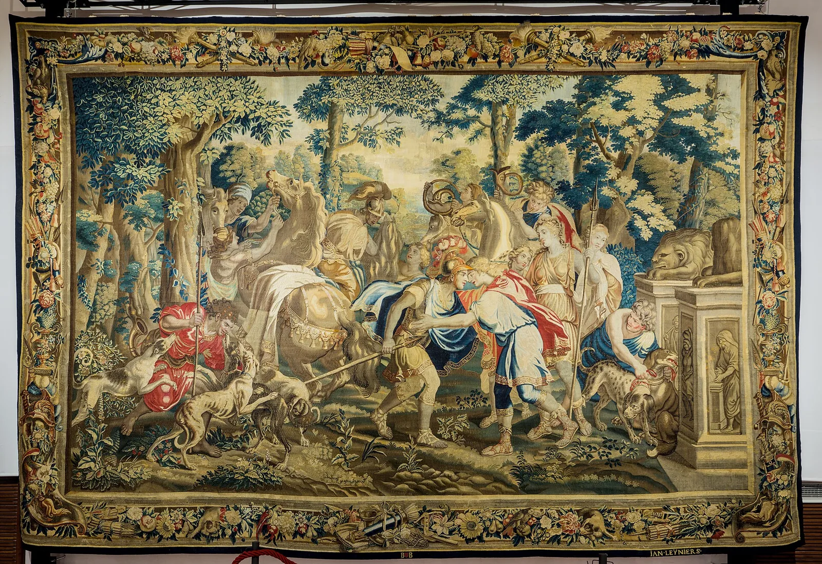 Flemish tapestry in the Diocesan Museum of Gerace