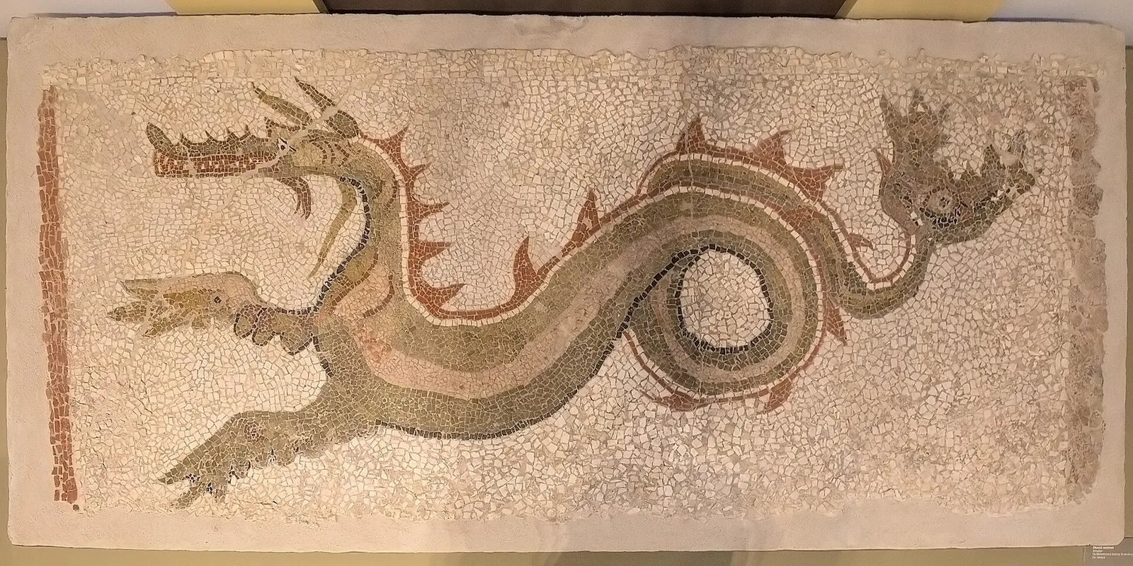 Sea dragon mosaic from Kaulon