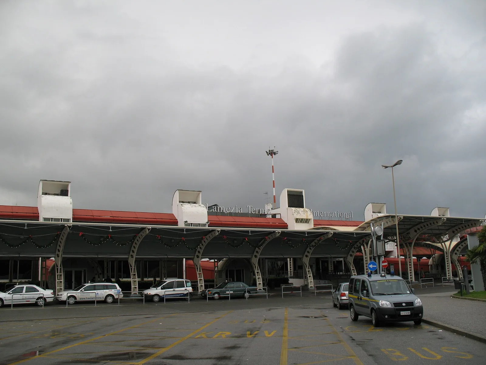 Entrance to Lamezia Terme Airport