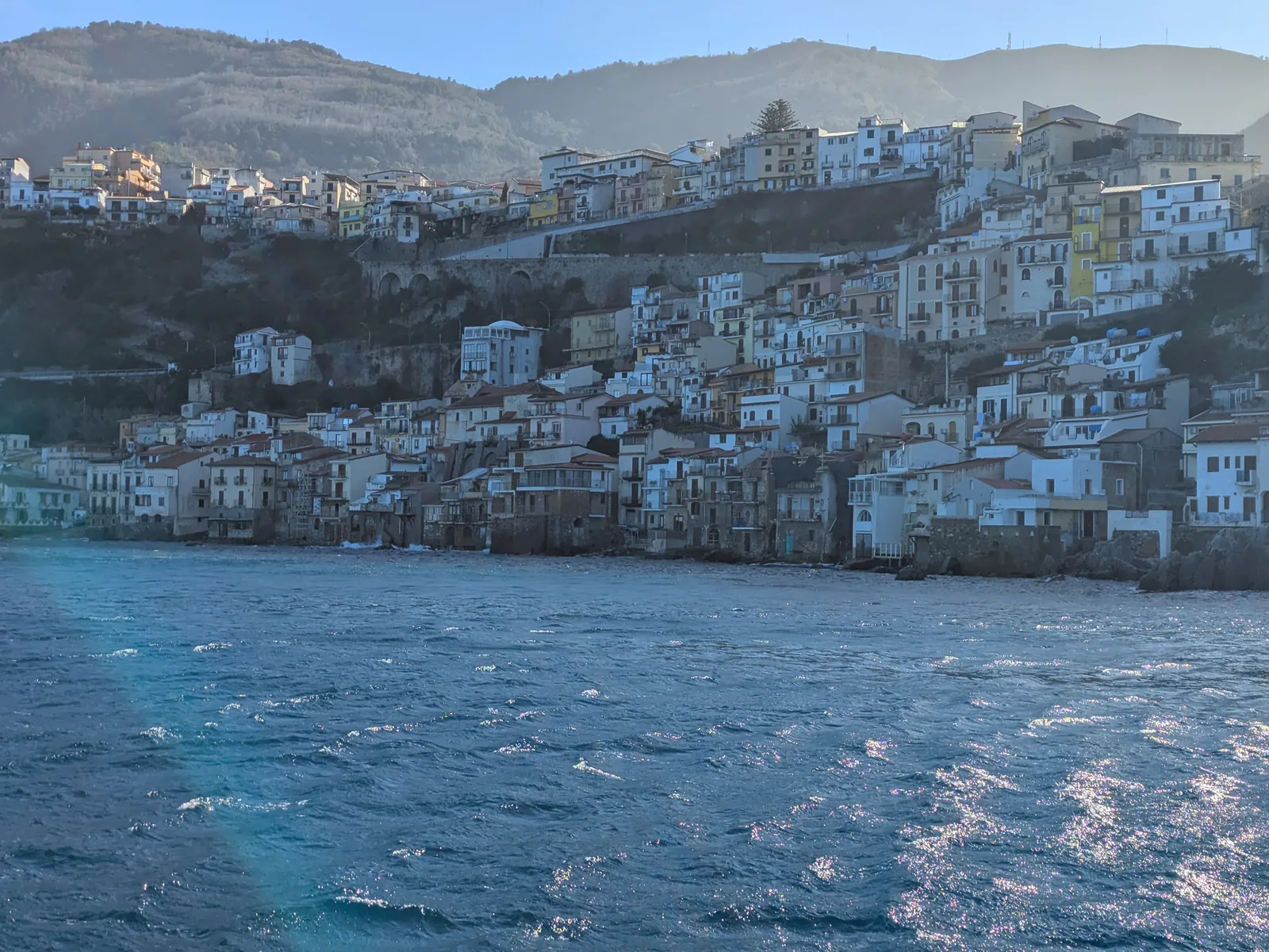 Chianalea in Scilla seen from the sea