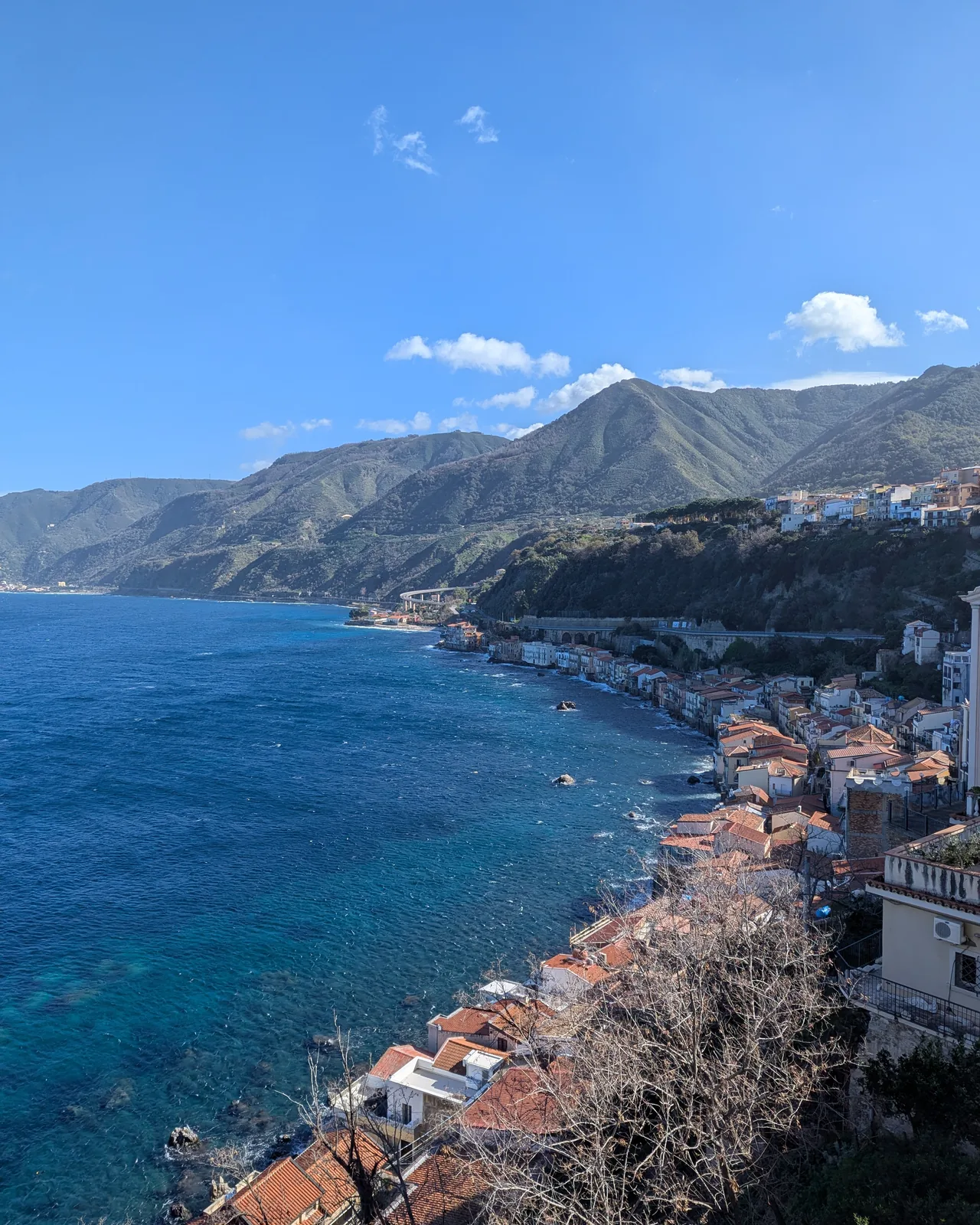 View from Piazza San Rocco over Marina Grande and the Costa Viola