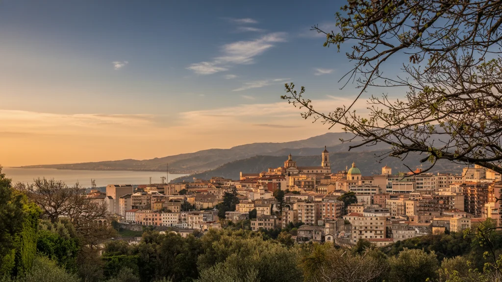 Catanzaro - historic city centre on a hilltop, capital of Calabria
