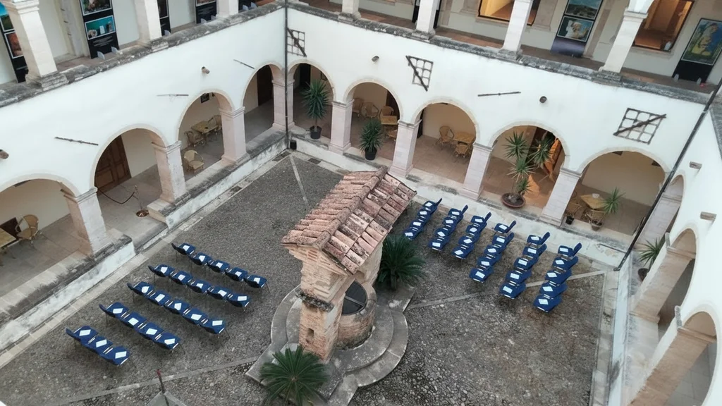 Museo dei Brettii e degli Enotri – courtyard of the Sant'Agostino Complex in Cosenza